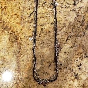 Black & silver necklace
